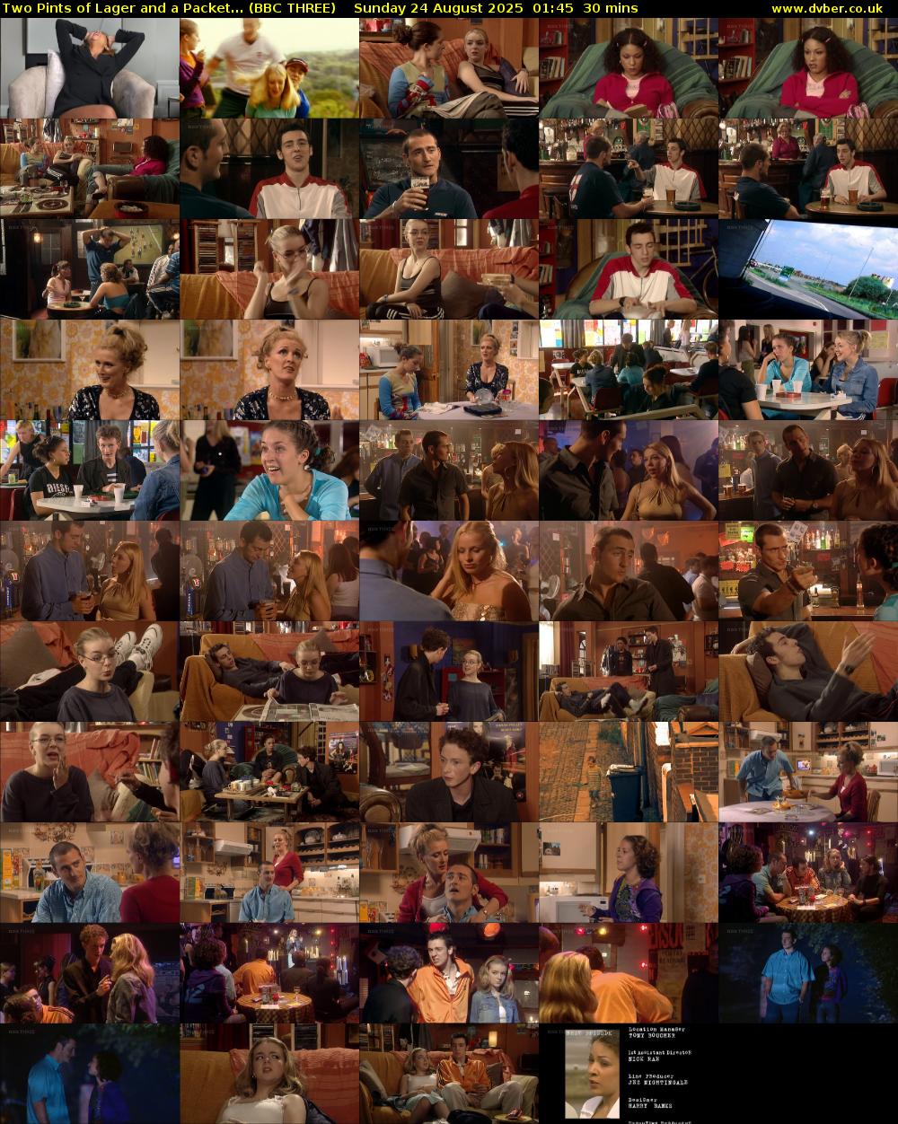 Two Pints of Lager and a Packet... (BBC THREE) Sunday 24 August 2025 01:45 - 02:15