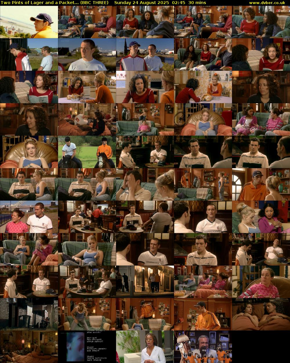 Two Pints of Lager and a Packet... (BBC THREE) Sunday 24 August 2025 02:45 - 03:15