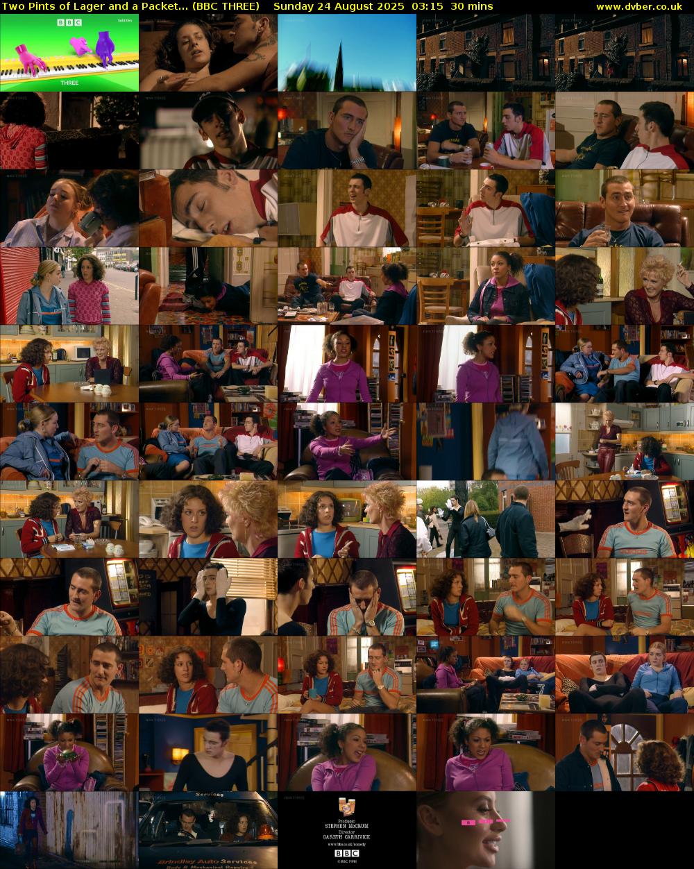 Two Pints of Lager and a Packet... (BBC THREE) Sunday 24 August 2025 03:15 - 03:45