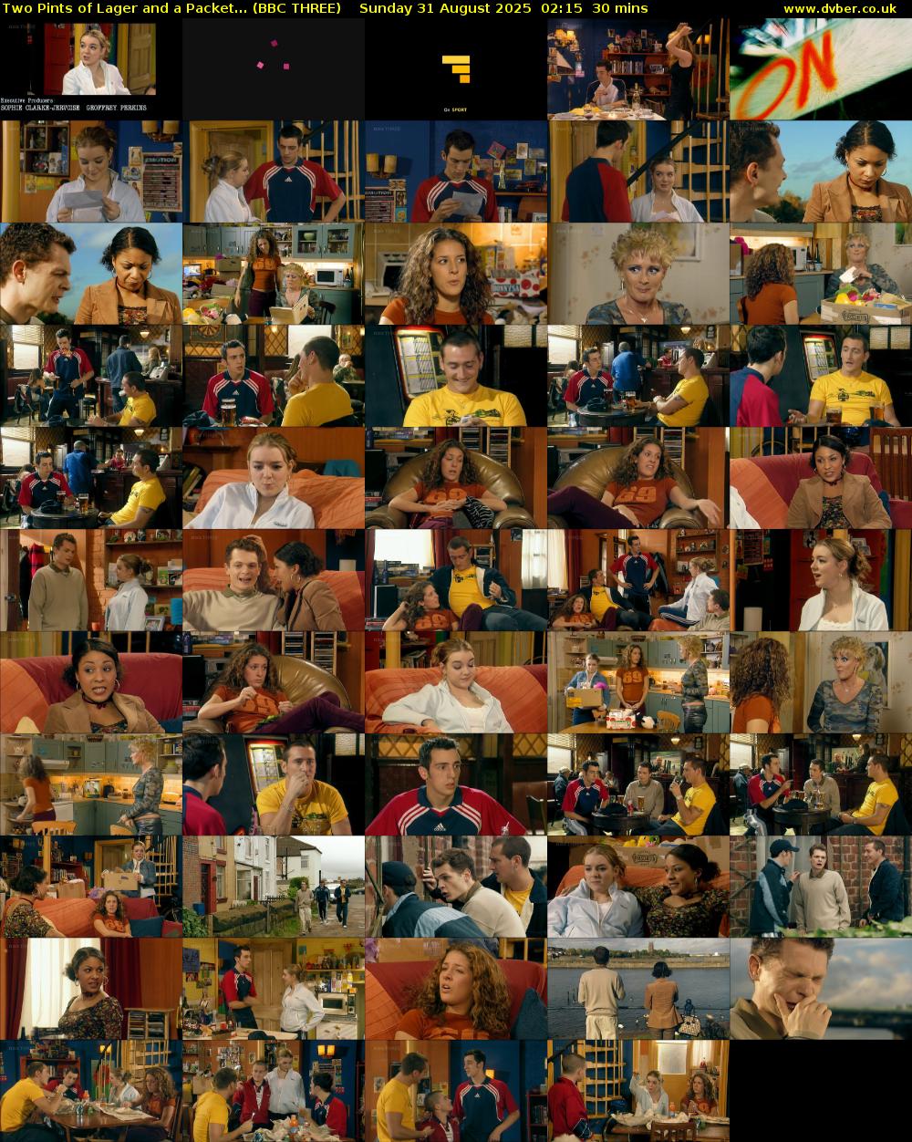 Two Pints of Lager and a Packet... (BBC THREE) Sunday 31 August 2025 02:15 - 02:45