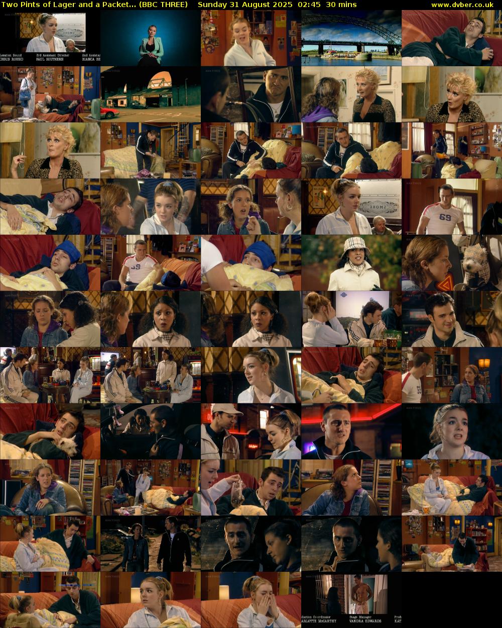 Two Pints of Lager and a Packet... (BBC THREE) Sunday 31 August 2025 02:45 - 03:15