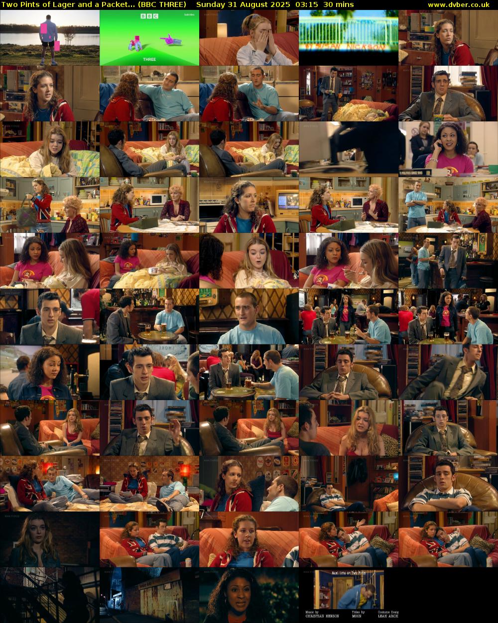 Two Pints of Lager and a Packet... (BBC THREE) Sunday 31 August 2025 03:15 - 03:45