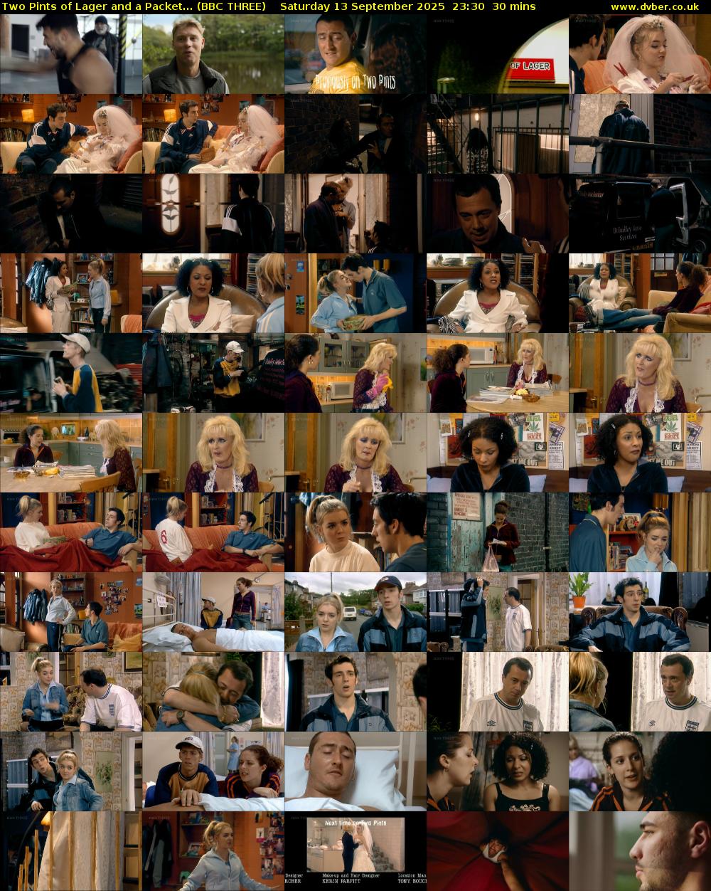 Two Pints of Lager and a Packet... (BBC THREE) Saturday 13 September 2025 23:30 - 00:00