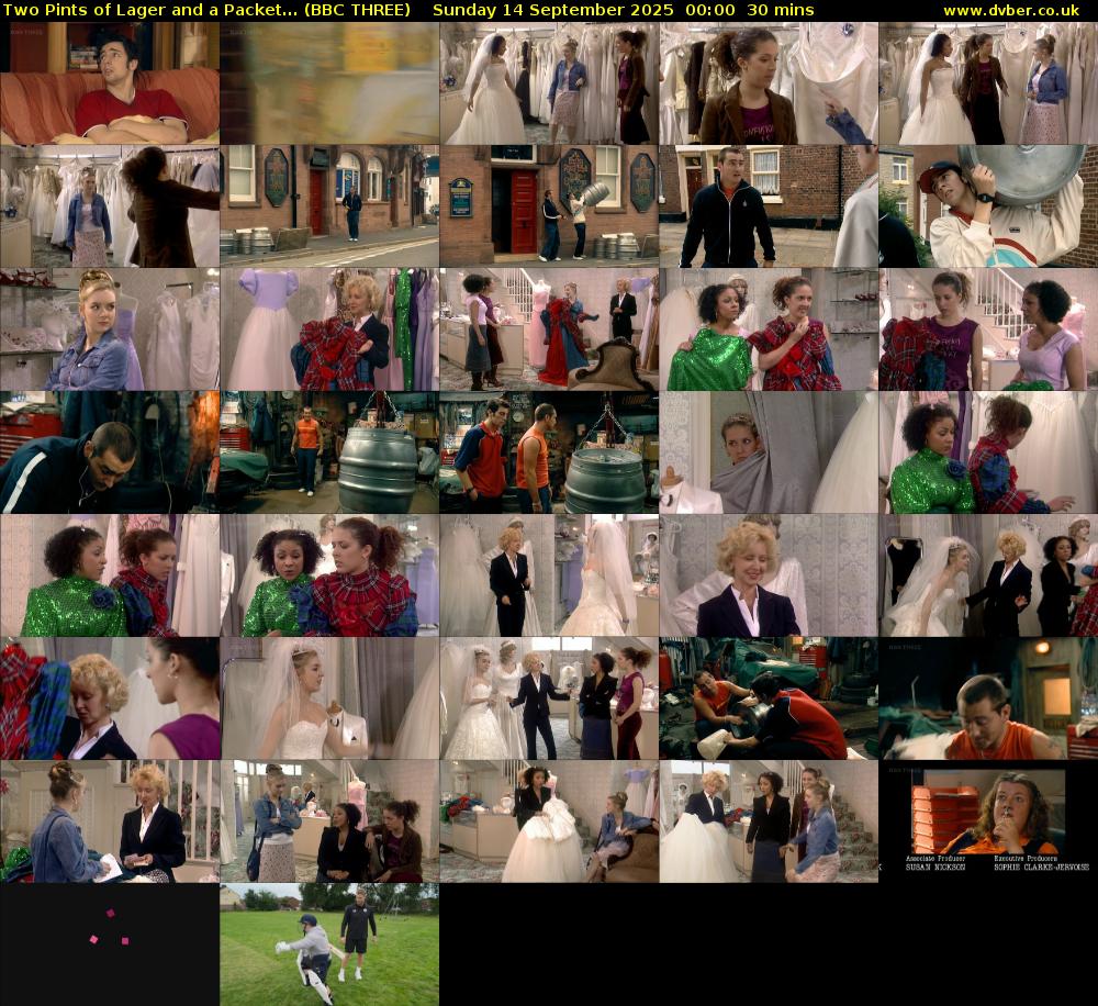 Two Pints of Lager and a Packet... (BBC THREE) Sunday 14 September 2025 00:00 - 00:30