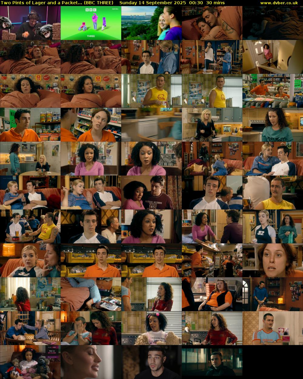 Two Pints of Lager and a Packet... (BBC THREE) Sunday 14 September 2025 00:30 - 01:00