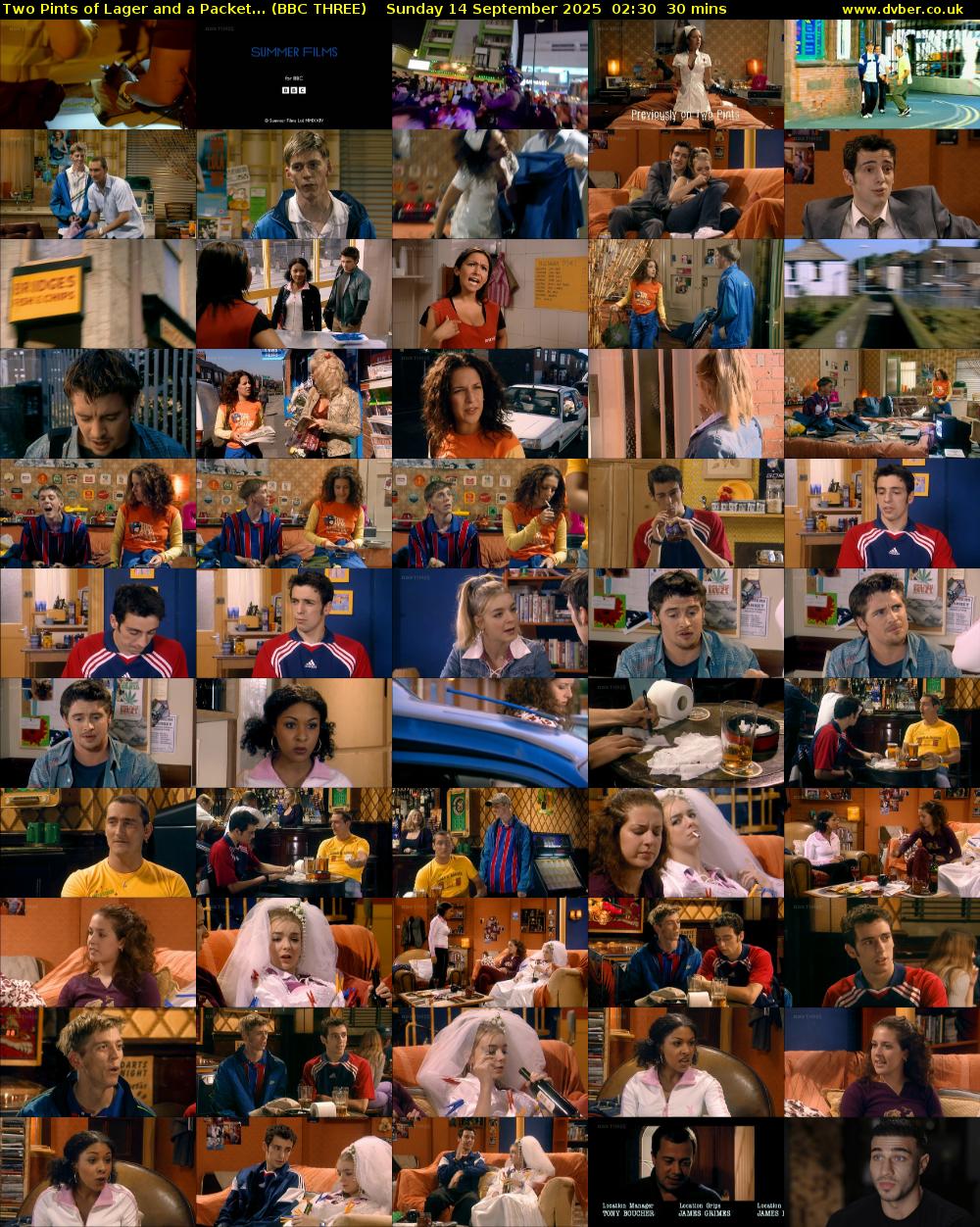 Two Pints of Lager and a Packet... (BBC THREE) Sunday 14 September 2025 02:30 - 03:00