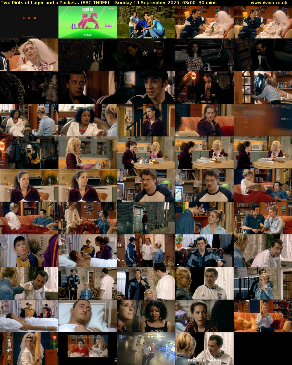 Two Pints of Lager and a Packet... (BBC THREE) Sunday 14 September 2025 03:00 - 03:30