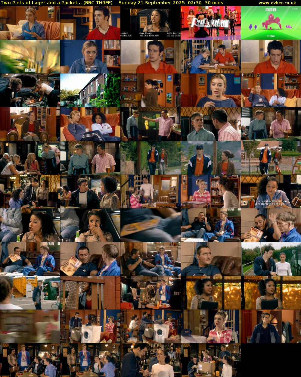 Two Pints of Lager and a Packet... (BBC THREE) Sunday 21 September 2025 02:30 - 03:00