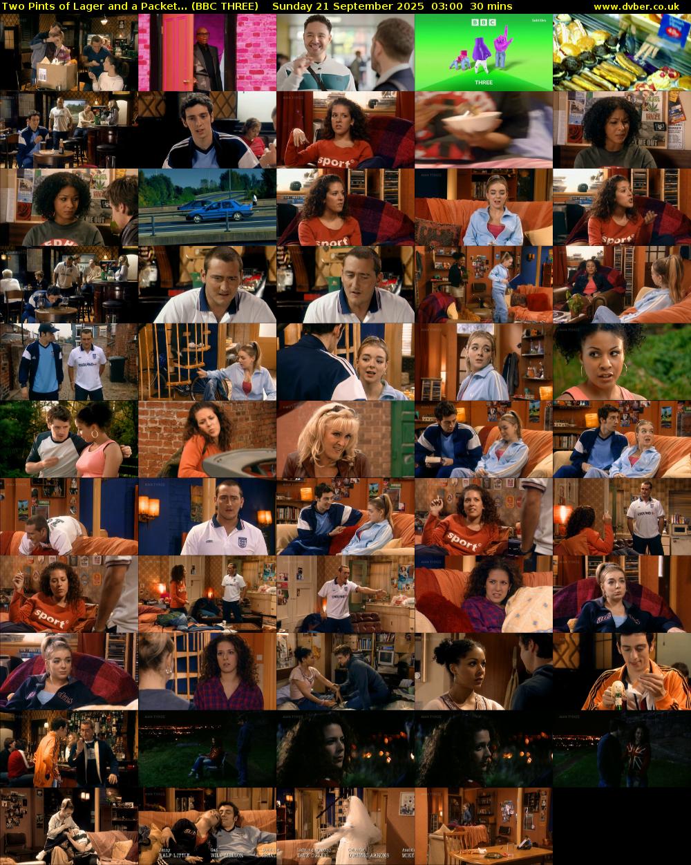 Two Pints of Lager and a Packet... (BBC THREE) Sunday 21 September 2025 03:00 - 03:30