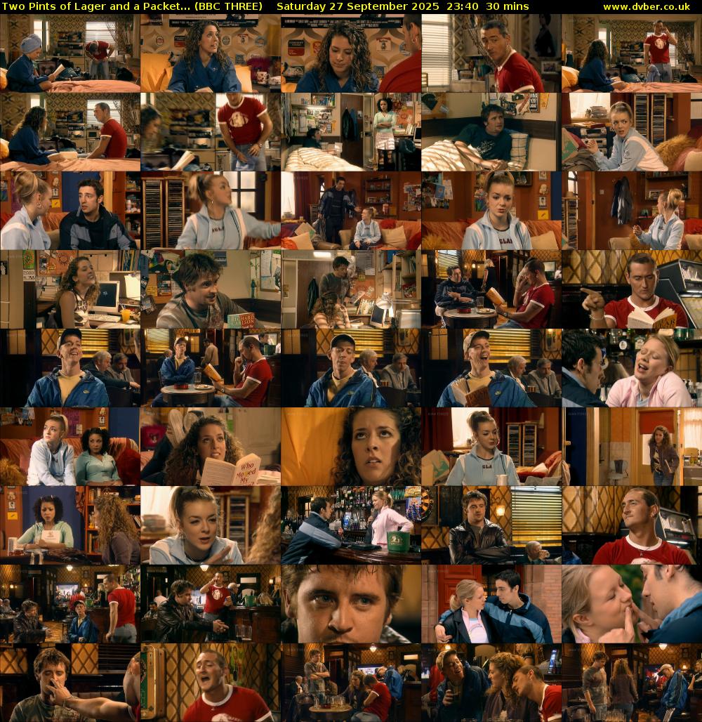 Two Pints of Lager and a Packet... (BBC THREE) Saturday 27 September 2025 23:40 - 00:10