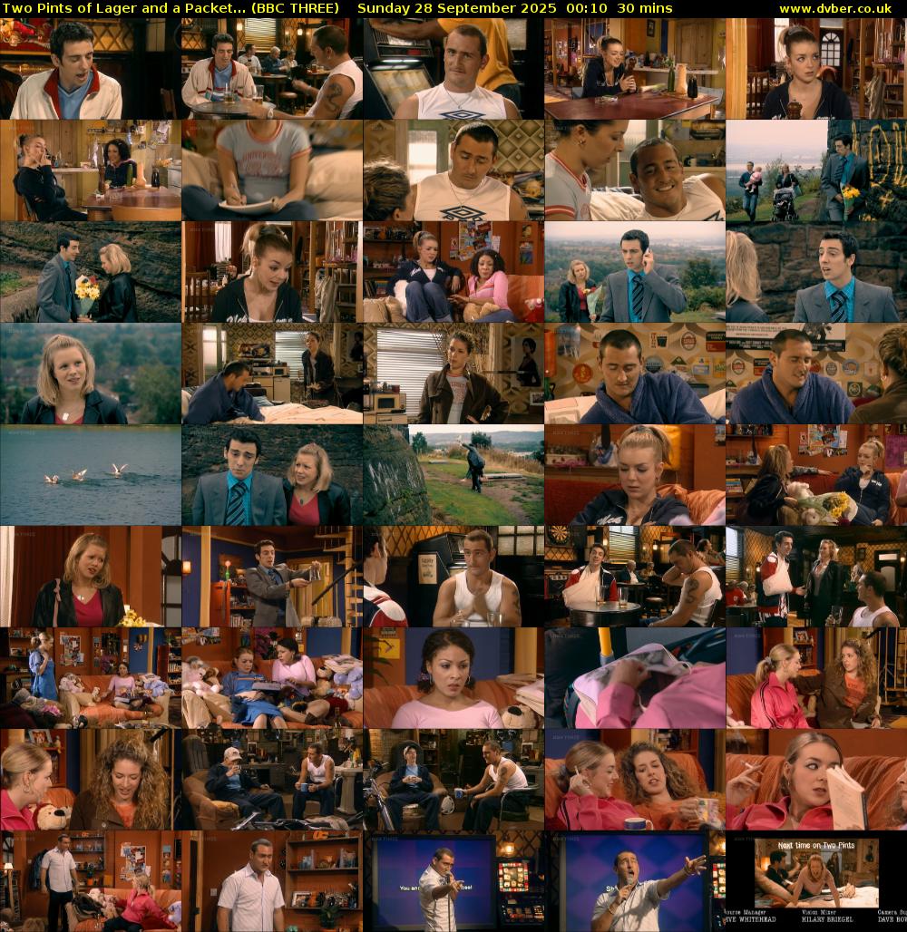 Two Pints of Lager and a Packet... (BBC THREE) Sunday 28 September 2025 00:10 - 00:40