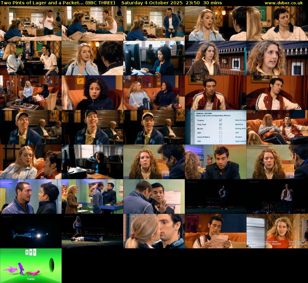 Two Pints of Lager and a Packet... (BBC THREE) Saturday 4 October 2025 23:50 - 00:20