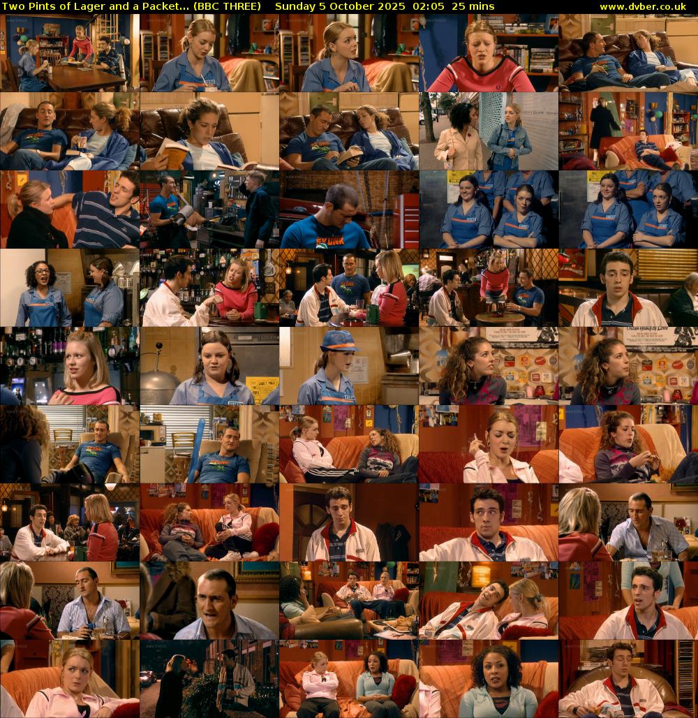 Two Pints of Lager and a Packet... (BBC THREE) Sunday 5 October 2025 02:05 - 02:30