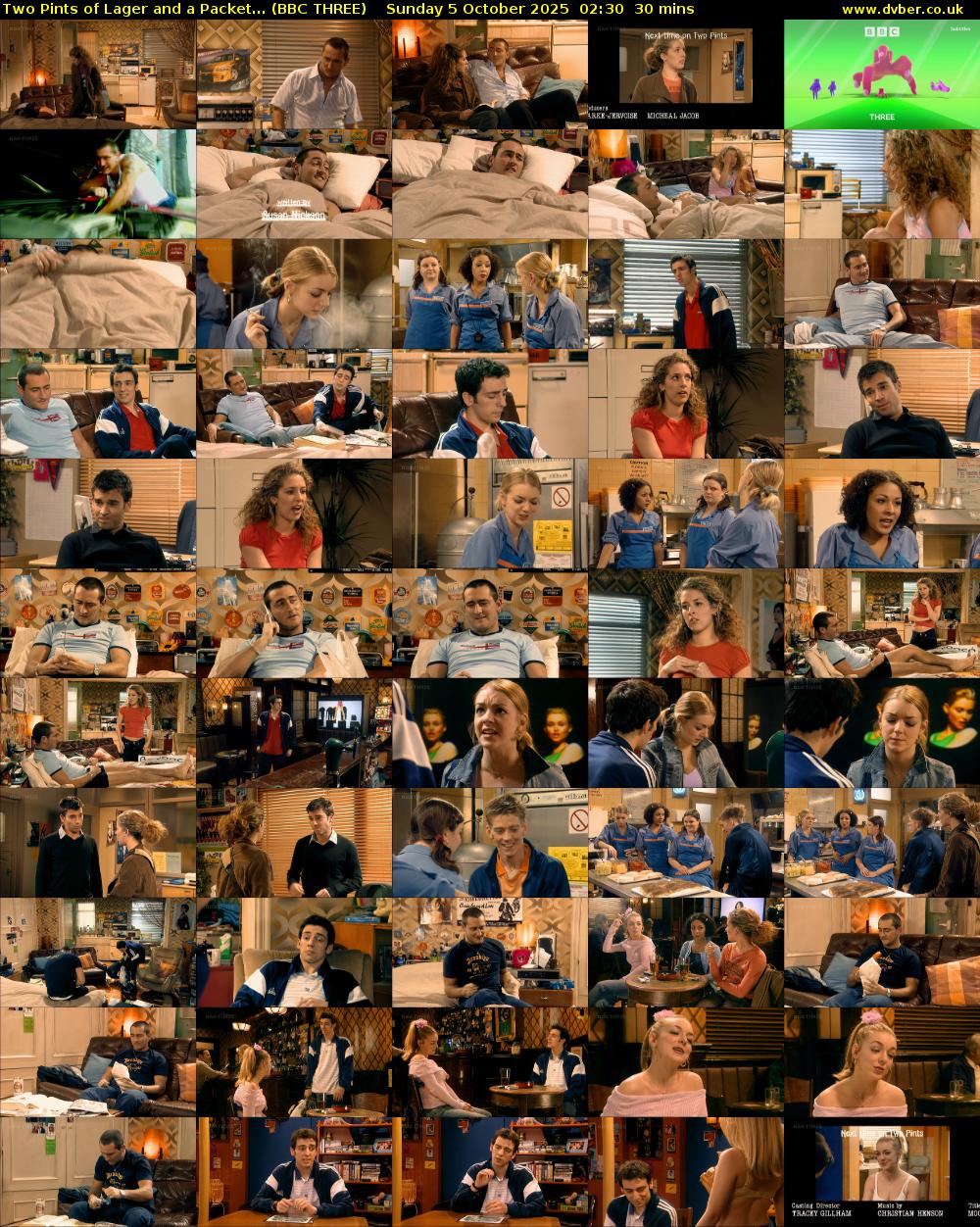 Two Pints of Lager and a Packet... (BBC THREE) Sunday 5 October 2025 02:30 - 03:00