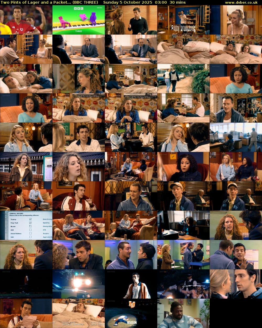 Two Pints of Lager and a Packet... (BBC THREE) Sunday 5 October 2025 03:00 - 03:30