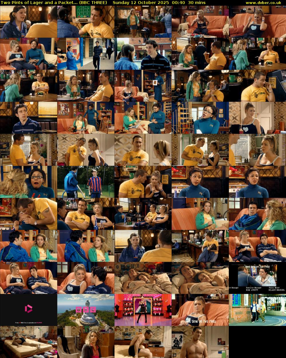 Two Pints of Lager and a Packet... (BBC THREE) Sunday 12 October 2025 00:40 - 01:10