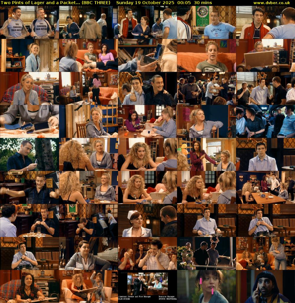 Two Pints of Lager and a Packet... (BBC THREE) Sunday 19 October 2025 00:05 - 00:35
