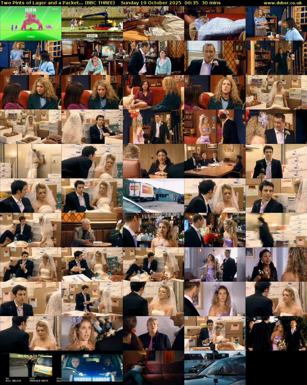 Two Pints of Lager and a Packet... (BBC THREE) Sunday 19 October 2025 00:35 - 01:05