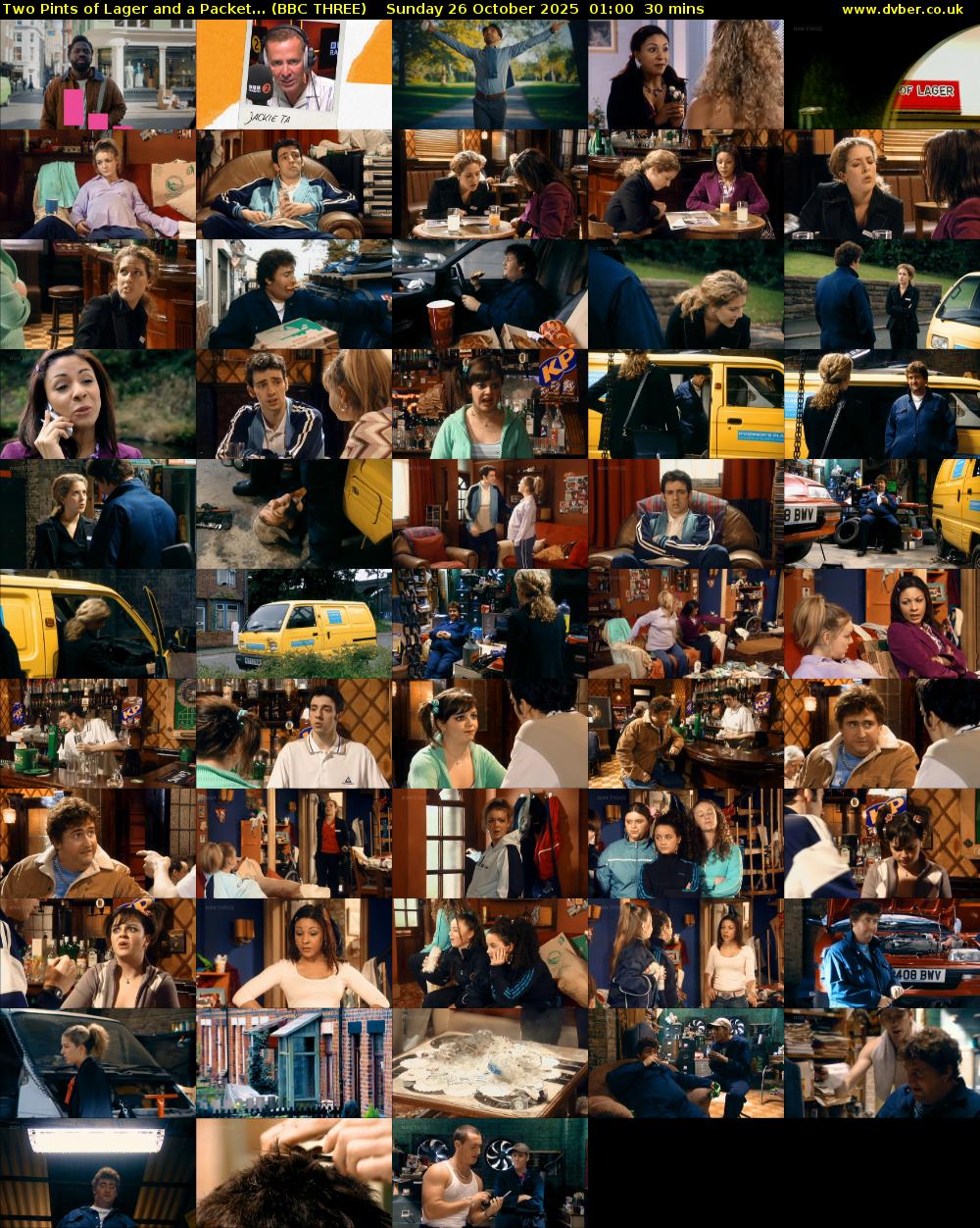 Two Pints of Lager and a Packet... (BBC THREE) Sunday 26 October 2025 01:00 - 01:30