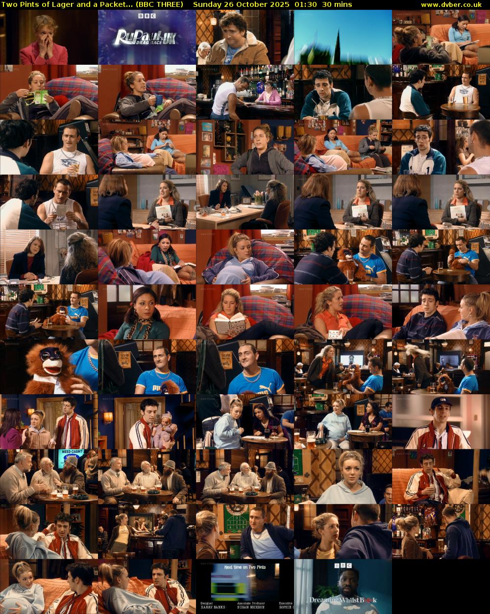 Two Pints of Lager and a Packet... (BBC THREE) Sunday 26 October 2025 01:30 - 02:00