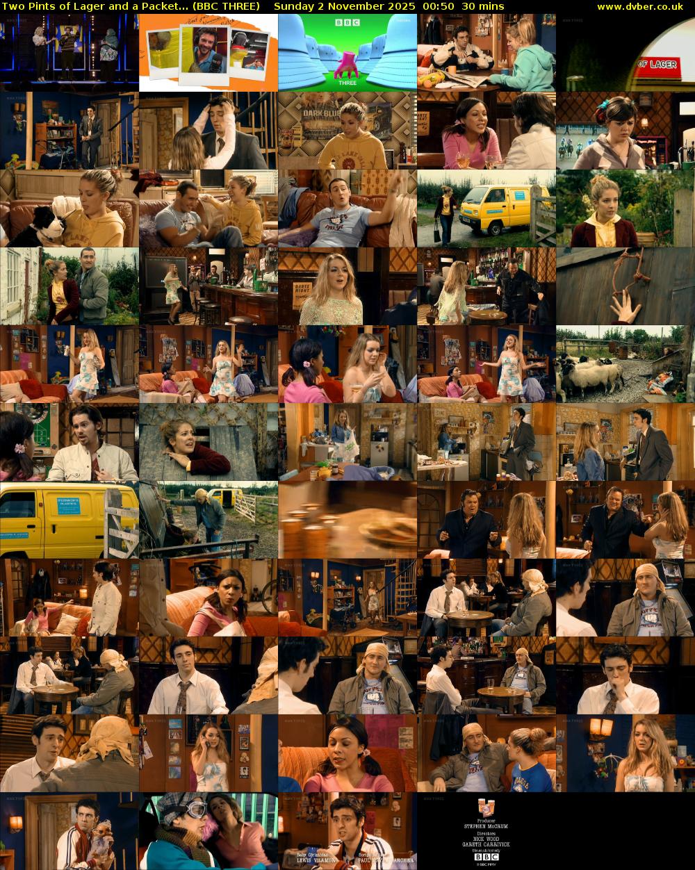 Two Pints of Lager and a Packet... (BBC THREE) Sunday 2 November 2025 00:50 - 01:20