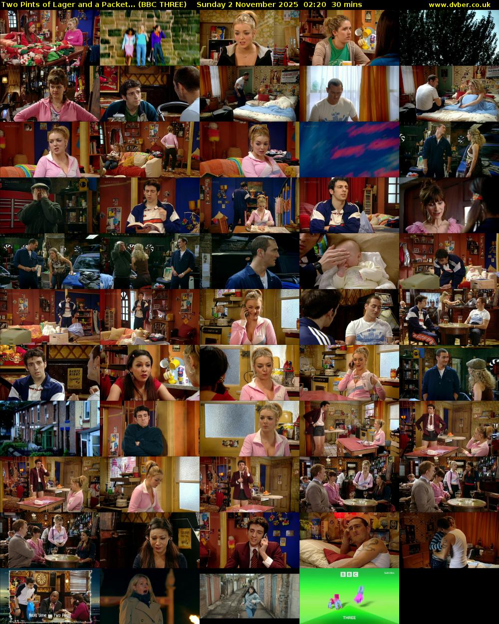 Two Pints of Lager and a Packet... (BBC THREE) Sunday 2 November 2025 02:20 - 02:50