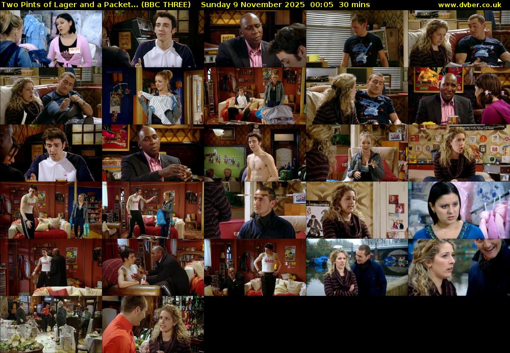 Two Pints of Lager and a Packet... (BBC THREE) Sunday 9 November 2025 00:05 - 00:35