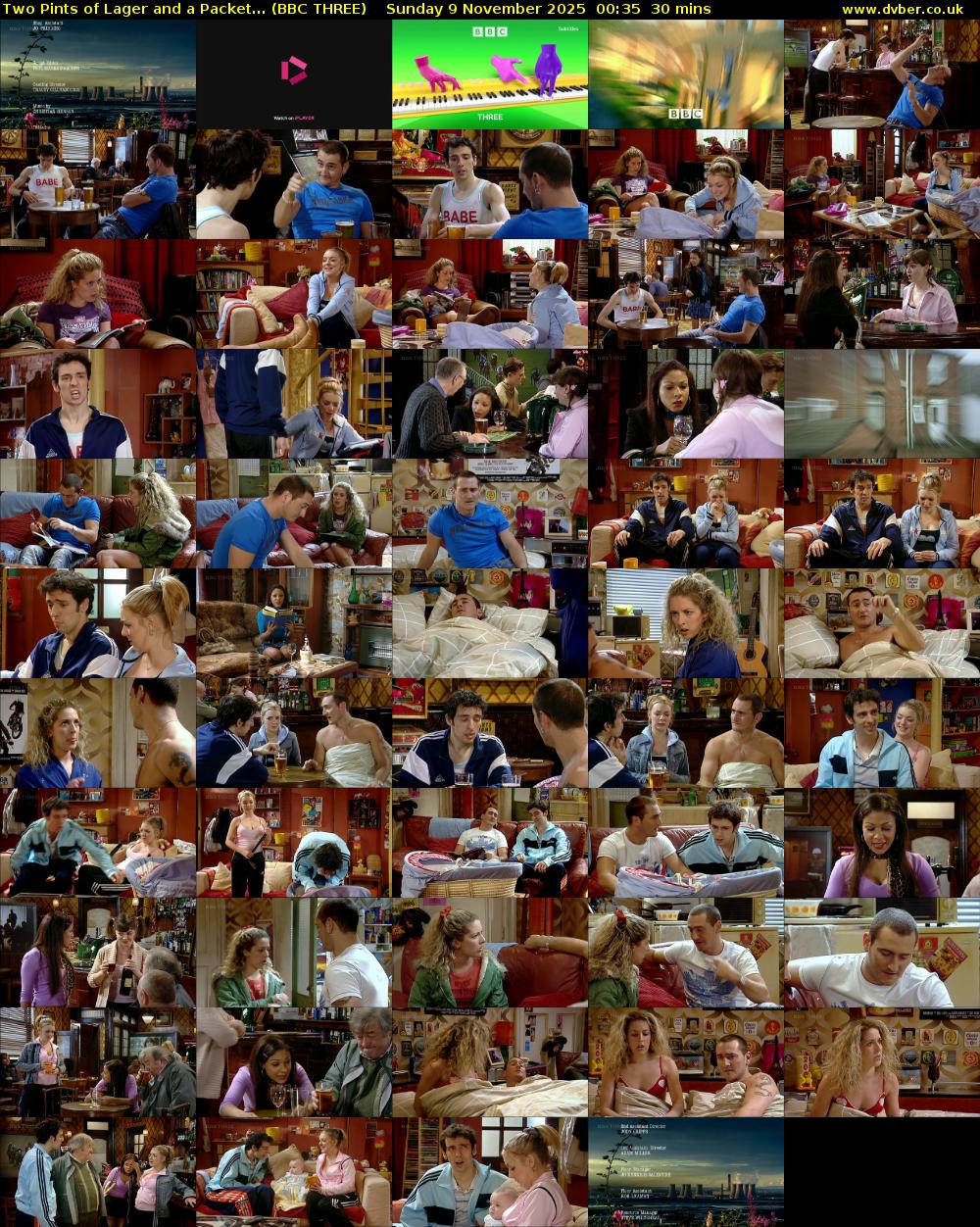 Two Pints of Lager and a Packet... (BBC THREE) Sunday 9 November 2025 00:35 - 01:05