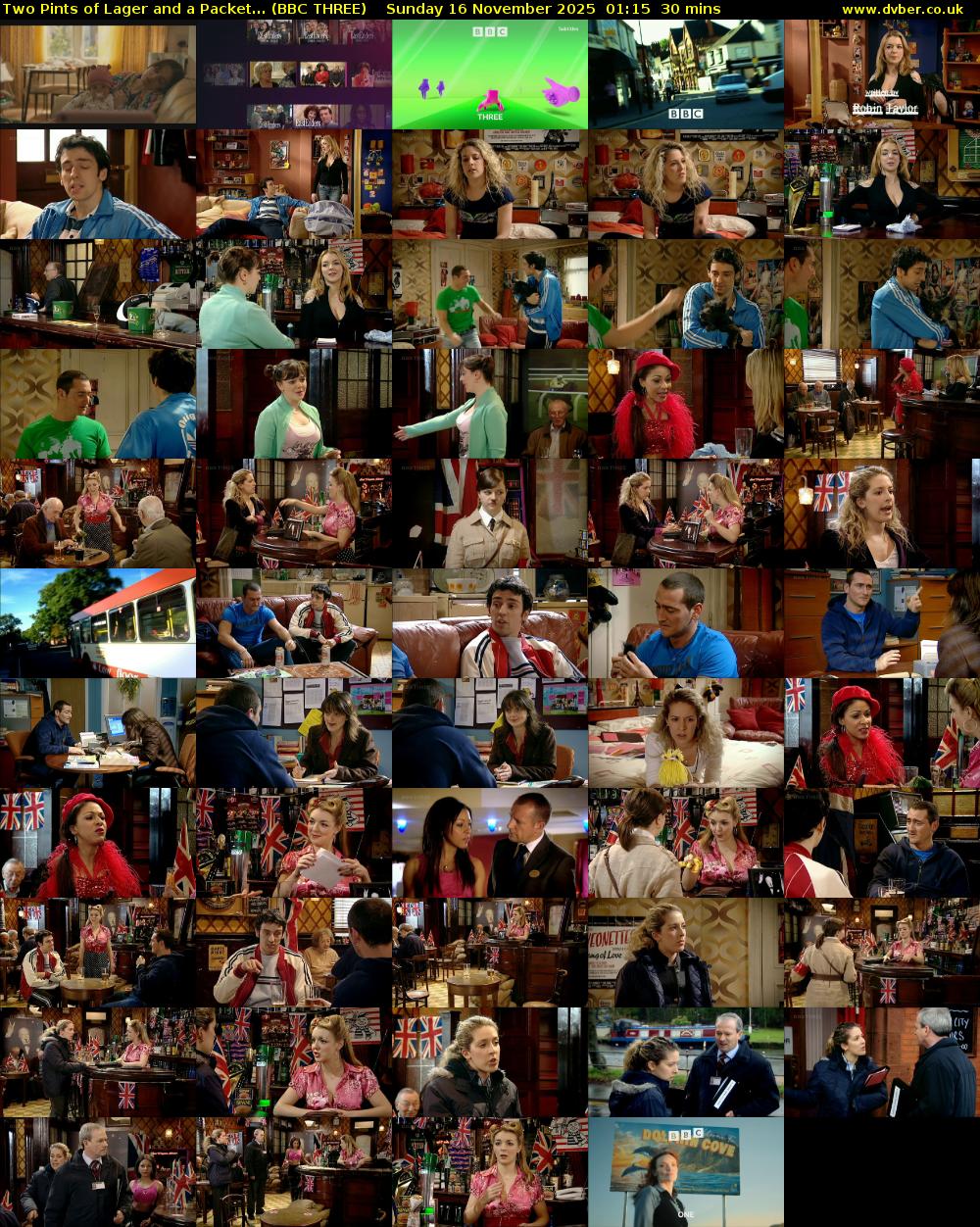 Two Pints of Lager and a Packet... (BBC THREE) Sunday 16 November 2025 01:15 - 01:45