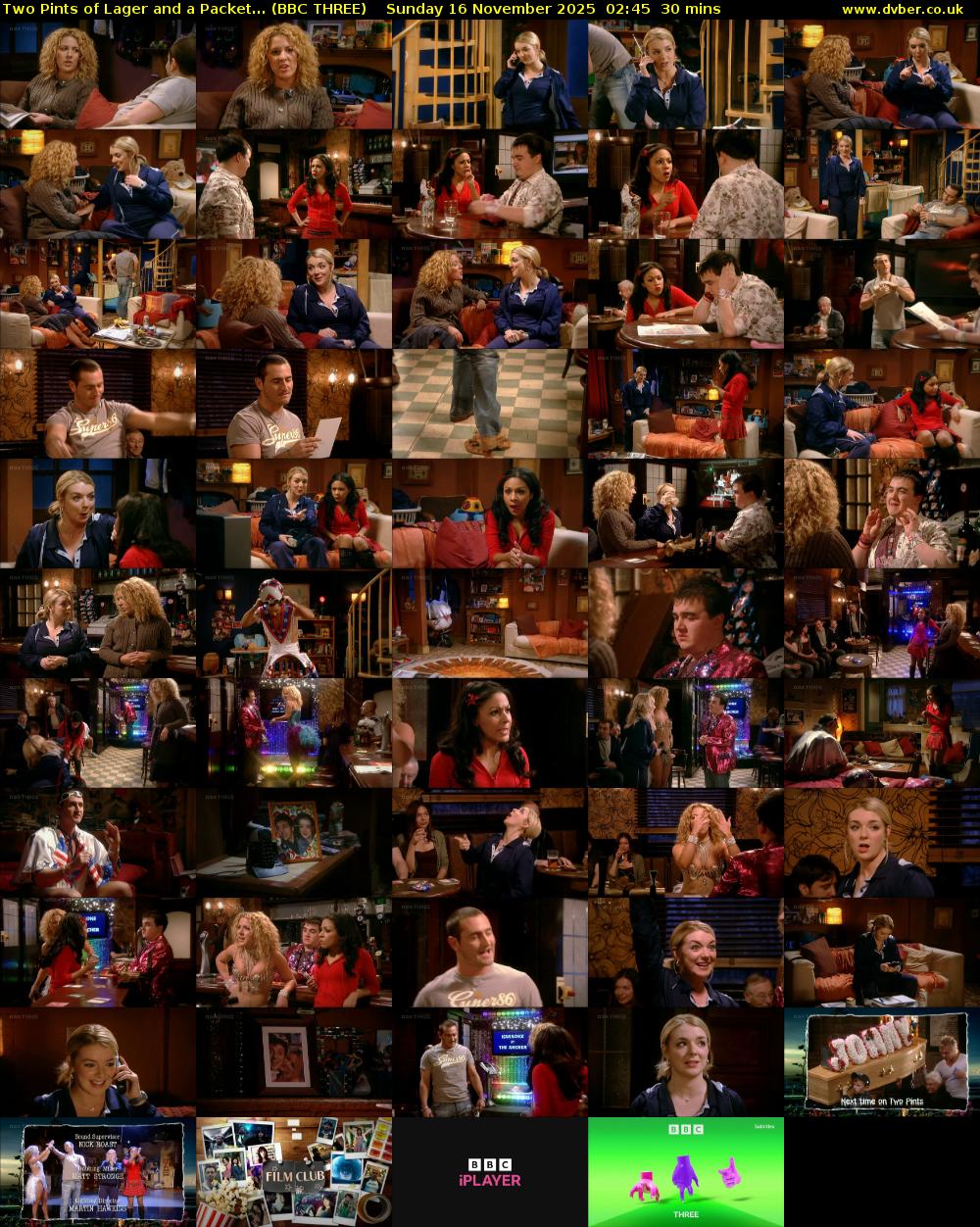 Two Pints of Lager and a Packet... (BBC THREE) Sunday 16 November 2025 02:45 - 03:15