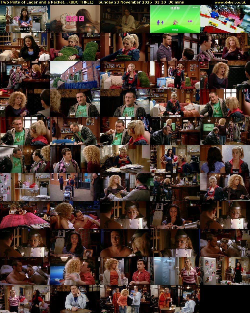 Two Pints of Lager and a Packet... (BBC THREE) Sunday 23 November 2025 01:10 - 01:40