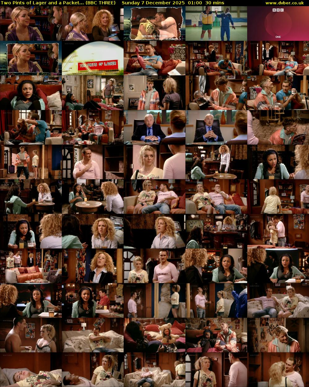 Two Pints of Lager and a Packet... (BBC THREE) Sunday 7 December 2025 01:00 - 01:30