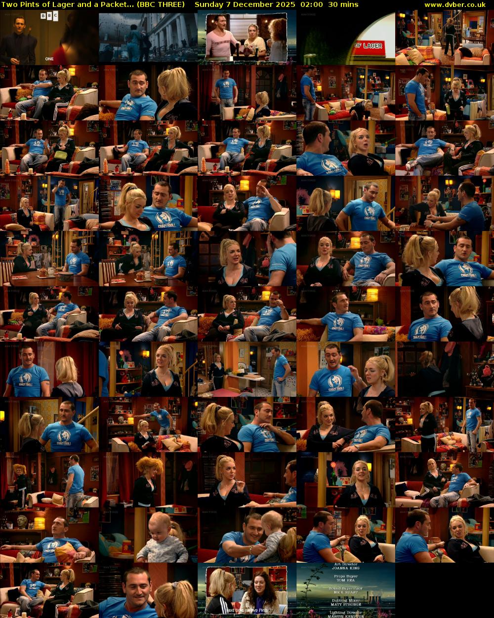 Two Pints of Lager and a Packet... (BBC THREE) Sunday 7 December 2025 02:00 - 02:30