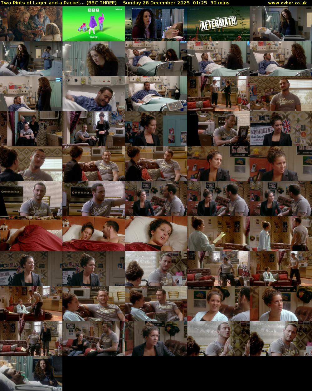 Two Pints of Lager and a Packet... (BBC THREE) Sunday 28 December 2025 01:25 - 01:55