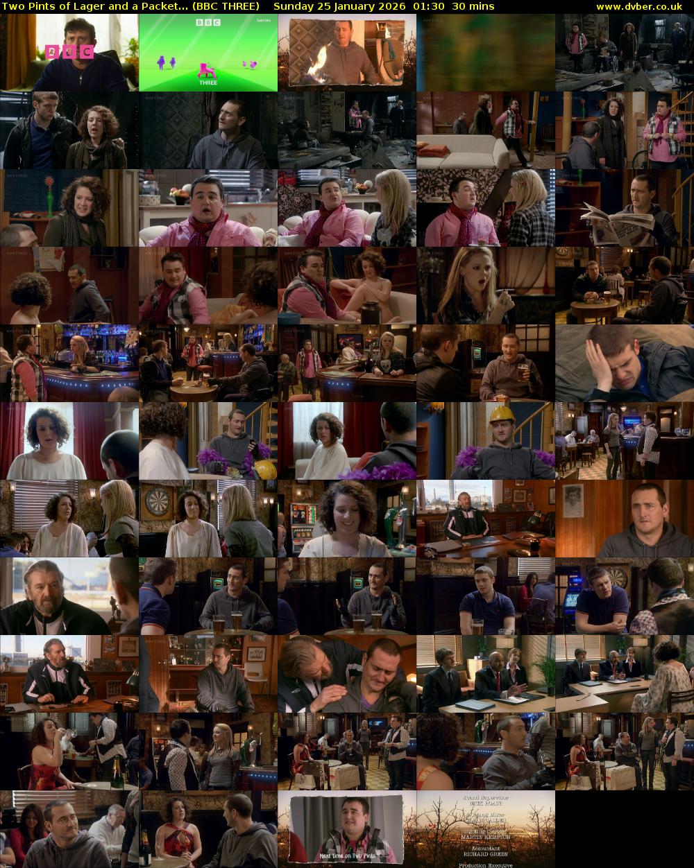 Two Pints of Lager and a Packet... (BBC THREE) Sunday 25 January 2026 01:30 - 02:00