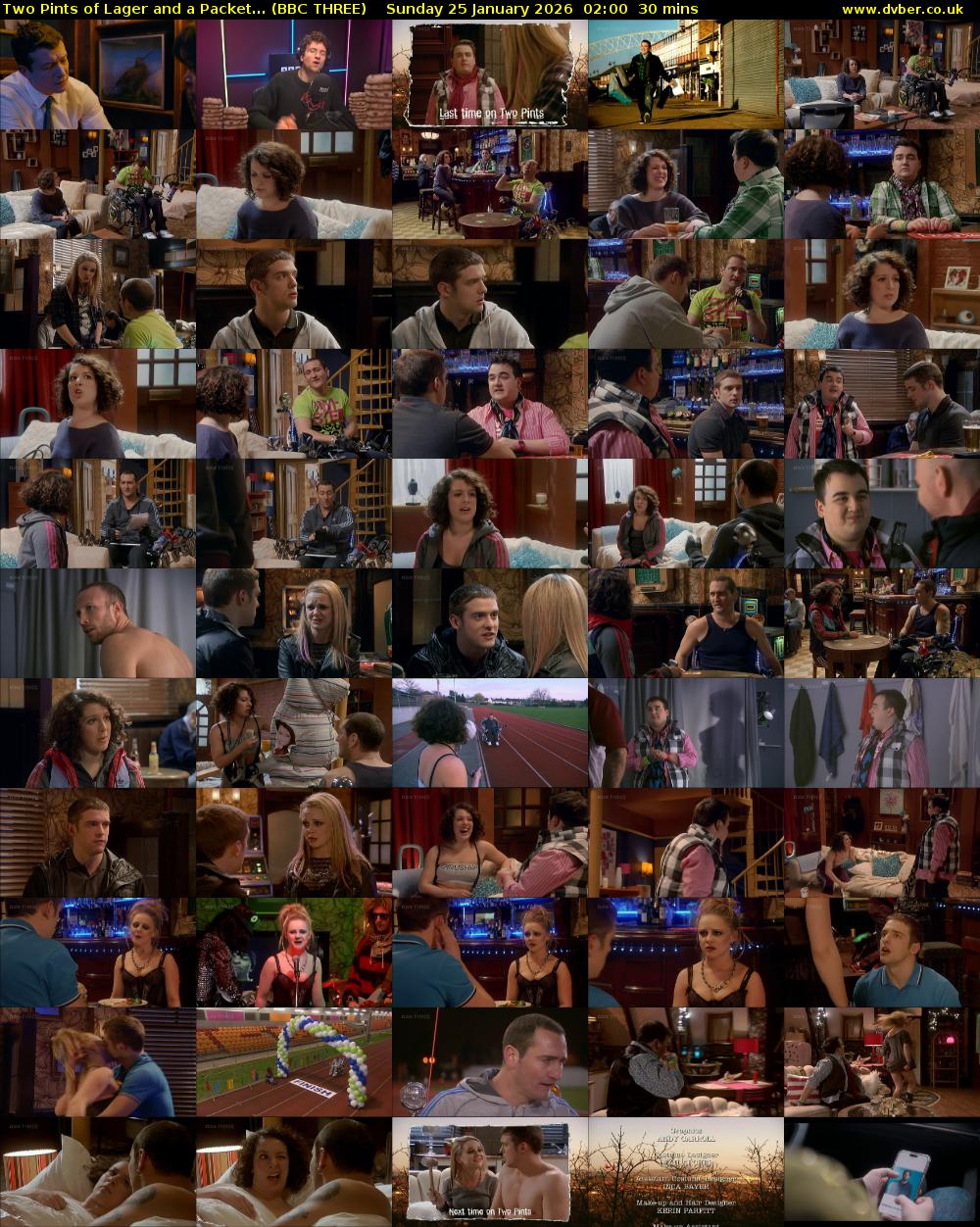 Two Pints of Lager and a Packet... (BBC THREE) Sunday 25 January 2026 02:00 - 02:30