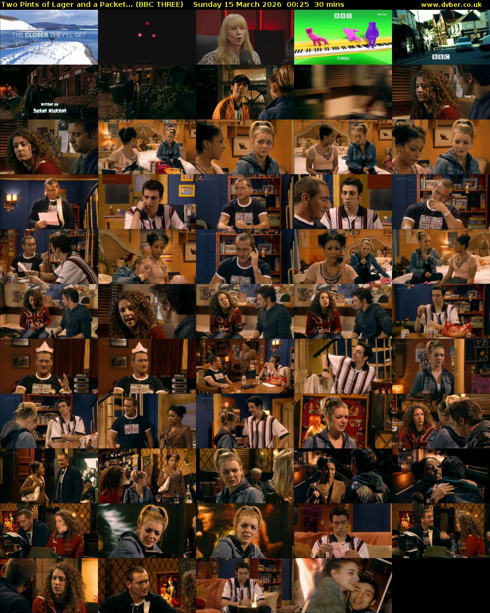 Two Pints of Lager and a Packet... (BBC THREE) Sunday 15 March 2026 00:25 - 00:55