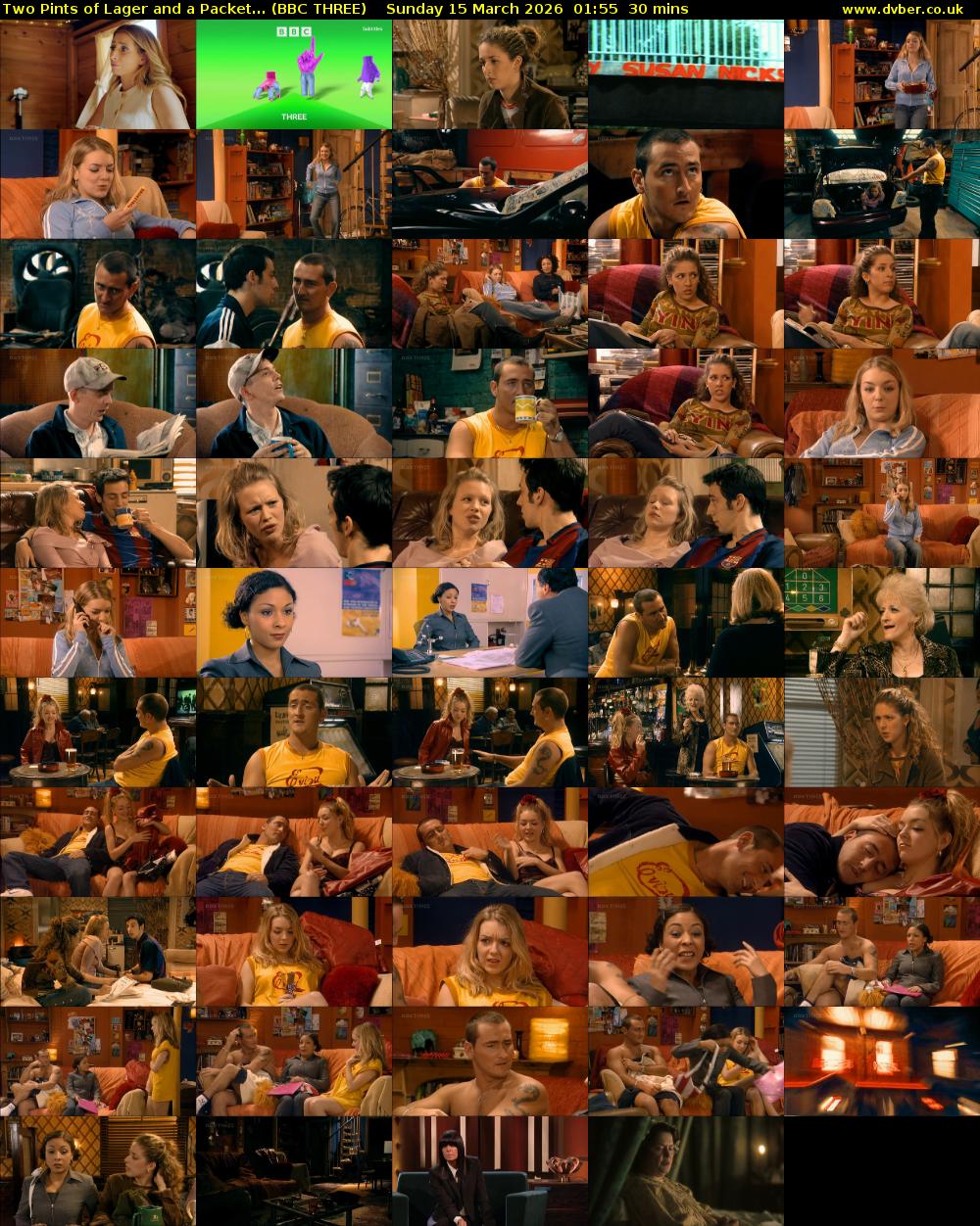 Two Pints of Lager and a Packet... (BBC THREE) Sunday 15 March 2026 01:55 - 02:25