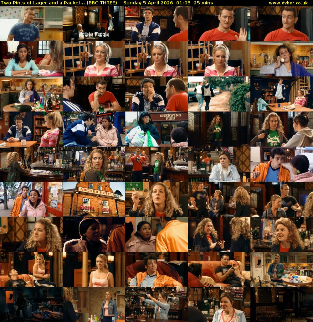 Two Pints of Lager and a Packet... (BBC THREE) Sunday 5 April 2026 01:05 - 01:30