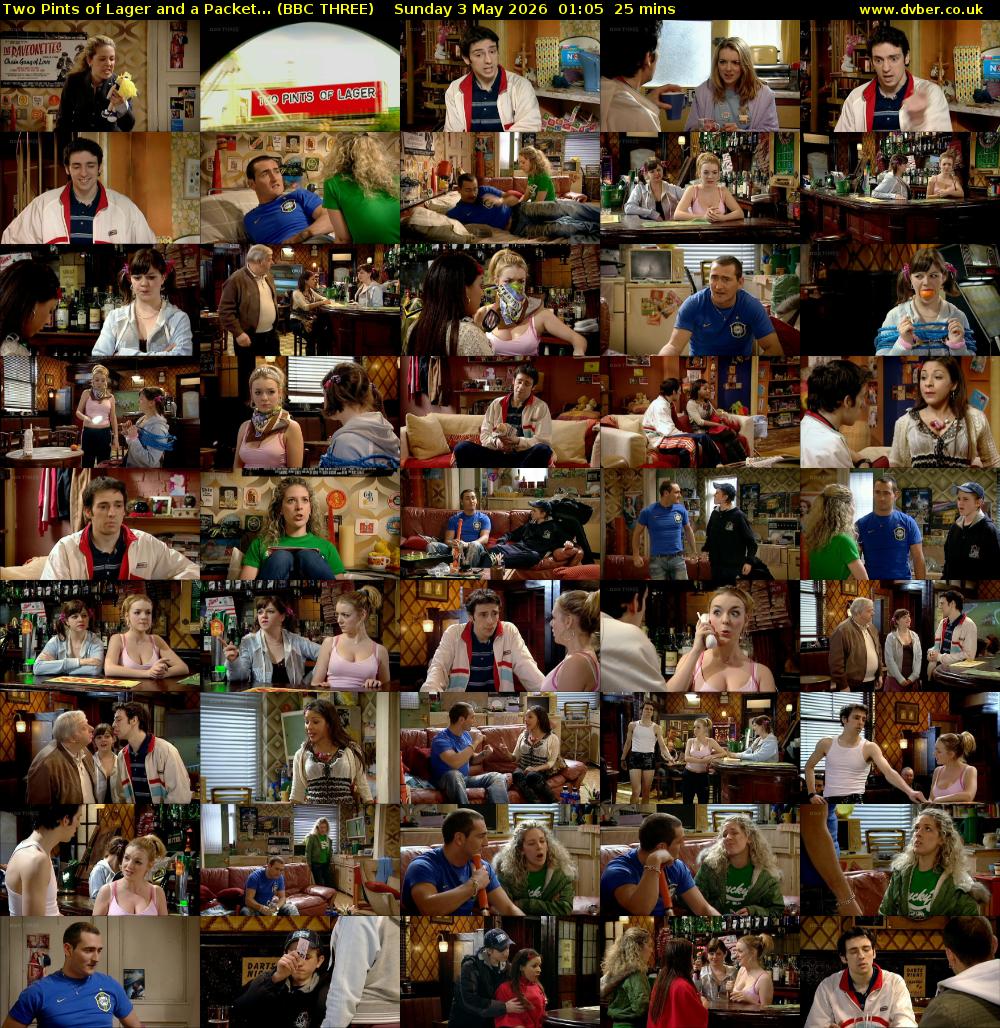 Two Pints of Lager and a Packet... (BBC THREE) Sunday 3 May 2026 01:05 - 01:30