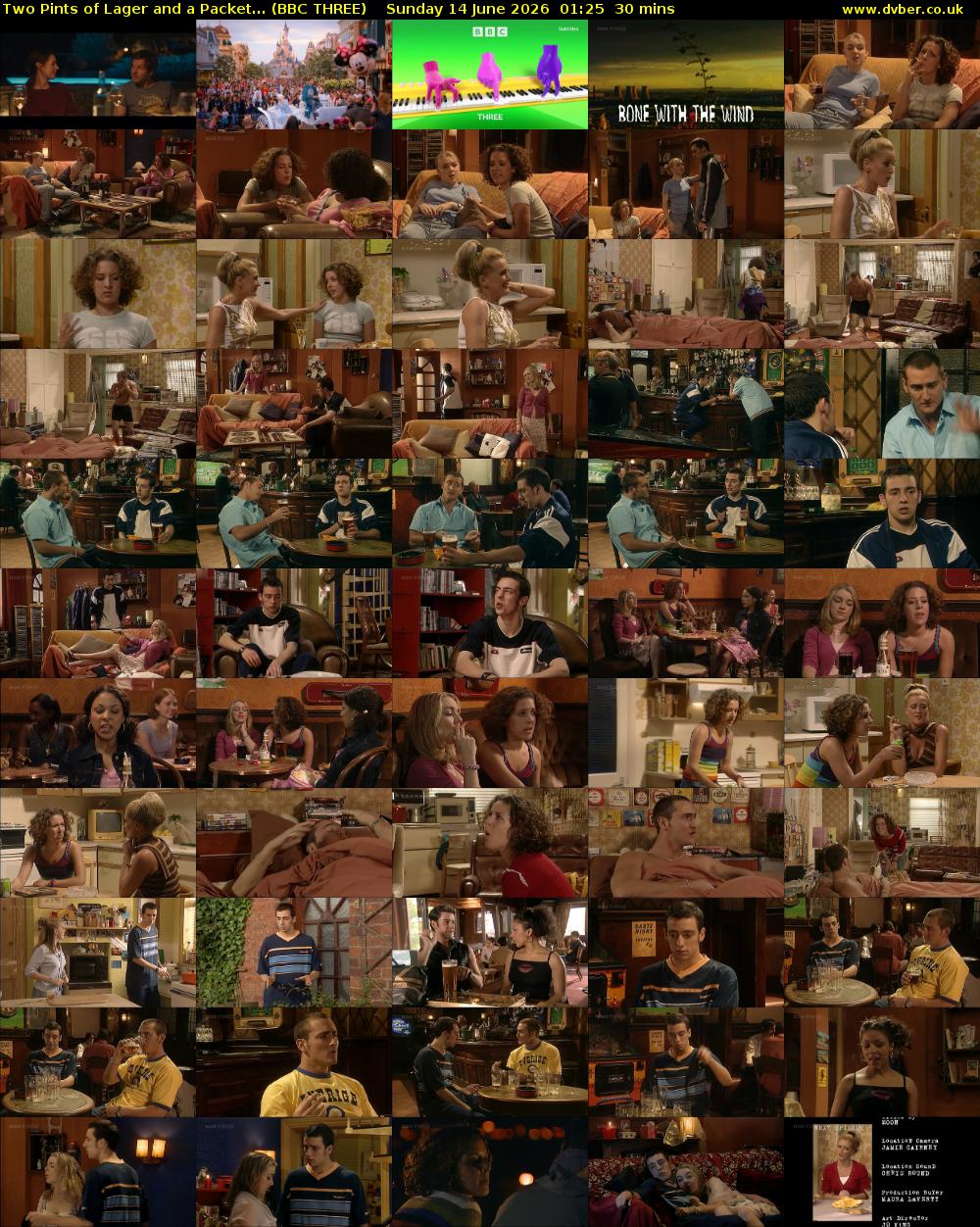 Two Pints of Lager and a Packet... (BBC THREE) Sunday 14 June 2026 01:25 - 01:55