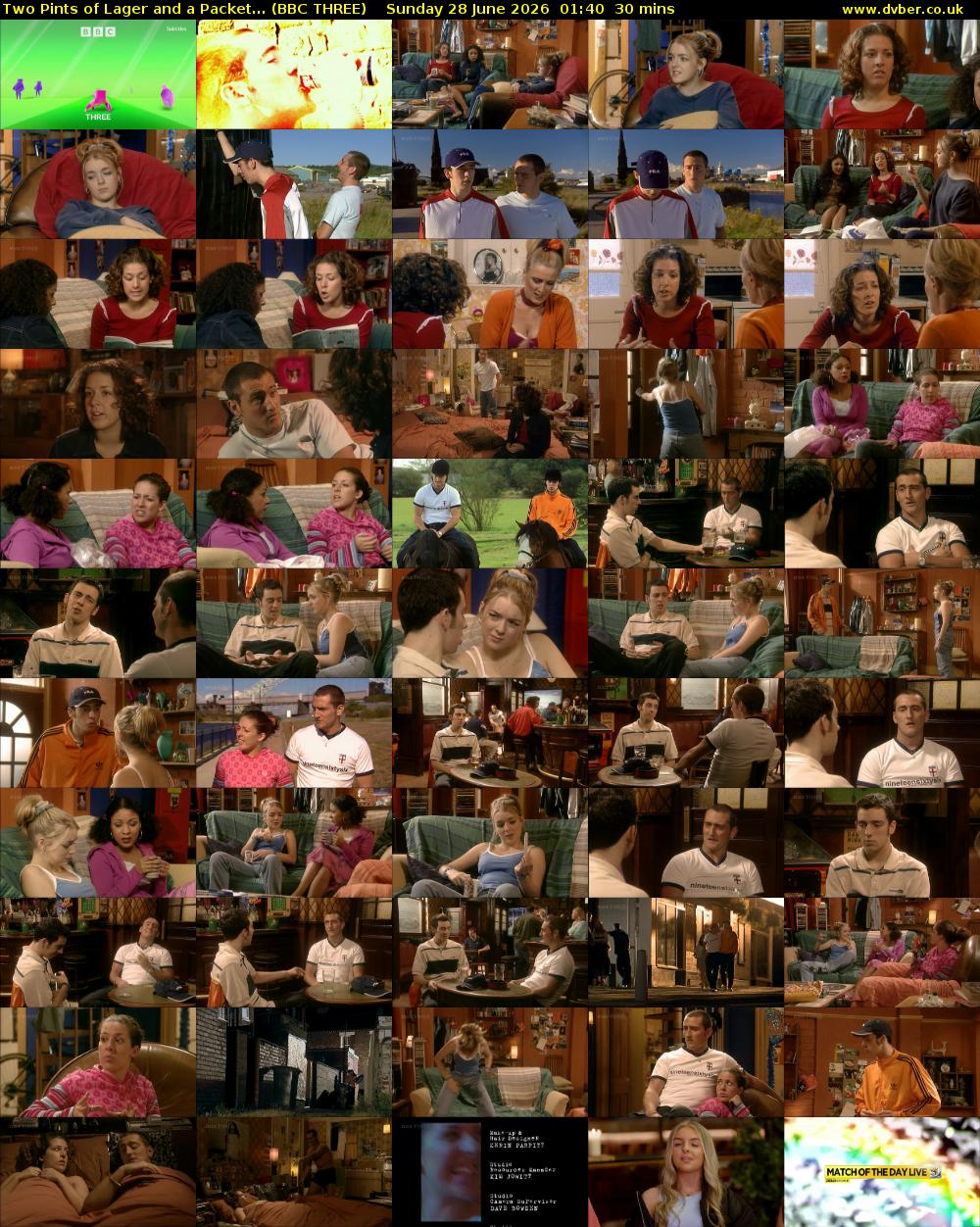 Two Pints of Lager and a Packet... (BBC THREE) Sunday 28 June 2026 01:40 - 02:10