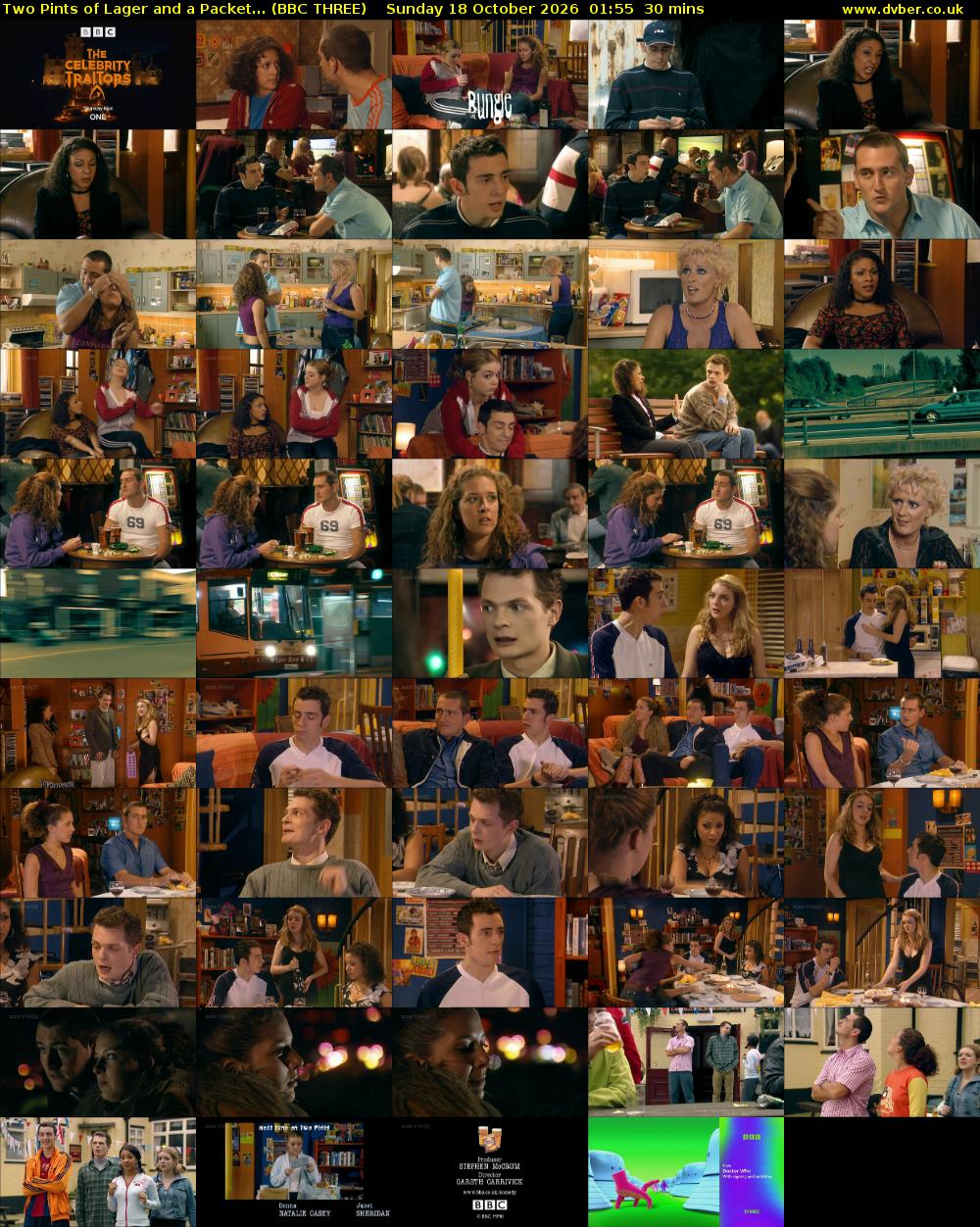 Two Pints of Lager and a Packet... (BBC THREE) Sunday 18 October 2026 01:55 - 02:25