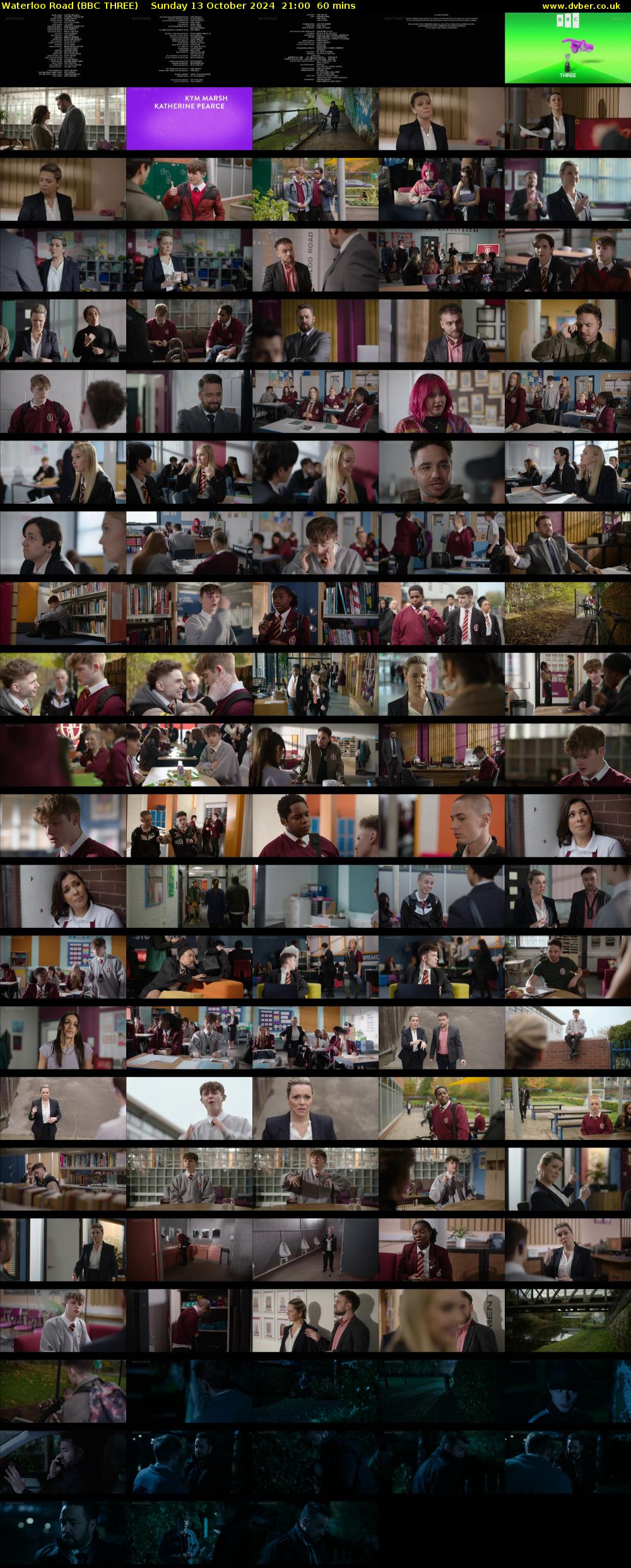 Waterloo Road (BBC THREE) Sunday 13 October 2024 21:00 - 22:00