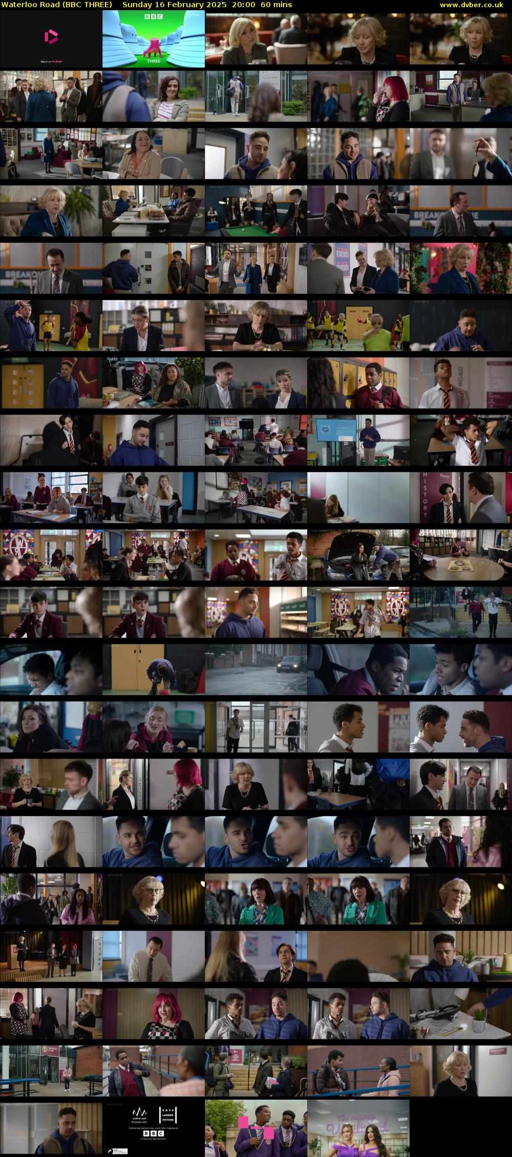 Waterloo Road (BBC THREE) Sunday 16 February 2025 20:00 - 21:00