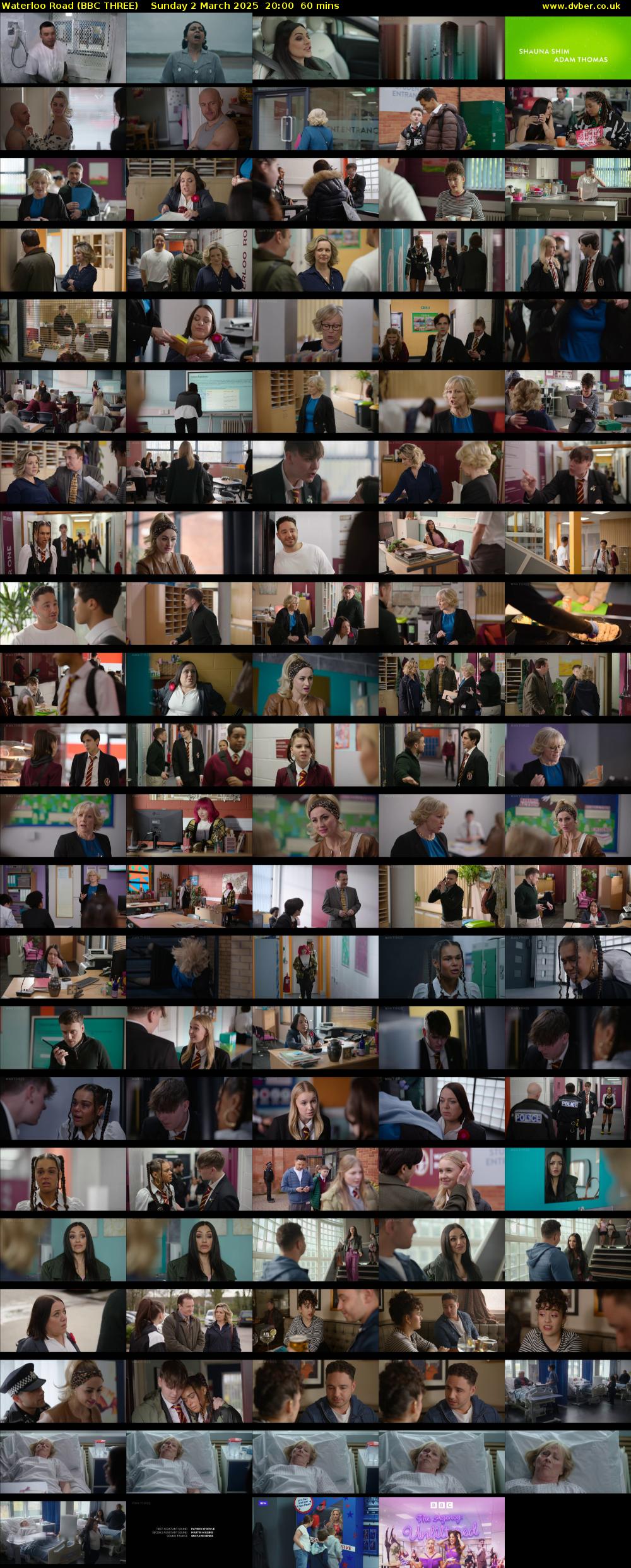 Waterloo Road (BBC THREE) Sunday 2 March 2025 20:00 - 21:00