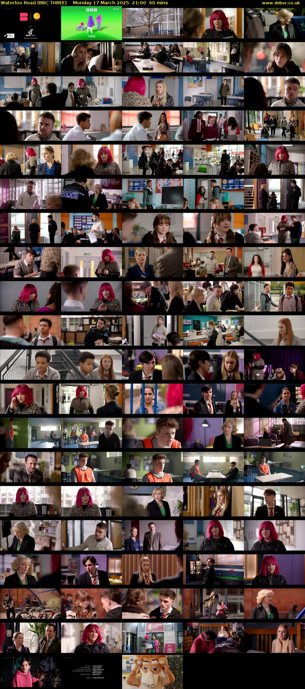 Waterloo Road (BBC THREE) Monday 17 March 2025 21:00 - 22:00