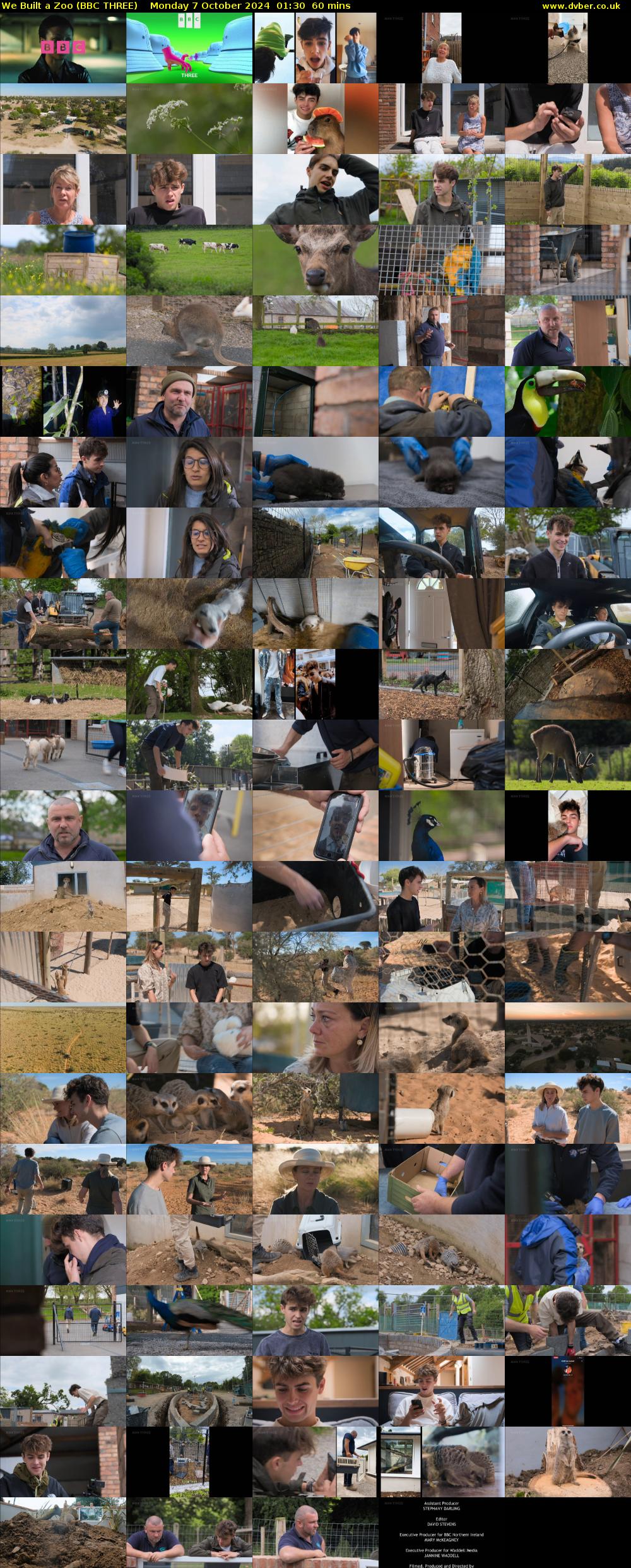 We Built a Zoo (BBC THREE) Monday 7 October 2024 01:30 - 02:30