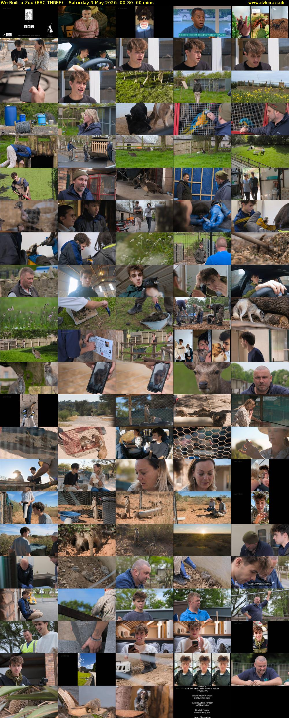 We Built a Zoo (BBC THREE) Saturday 9 May 2026 00:30 - 01:30