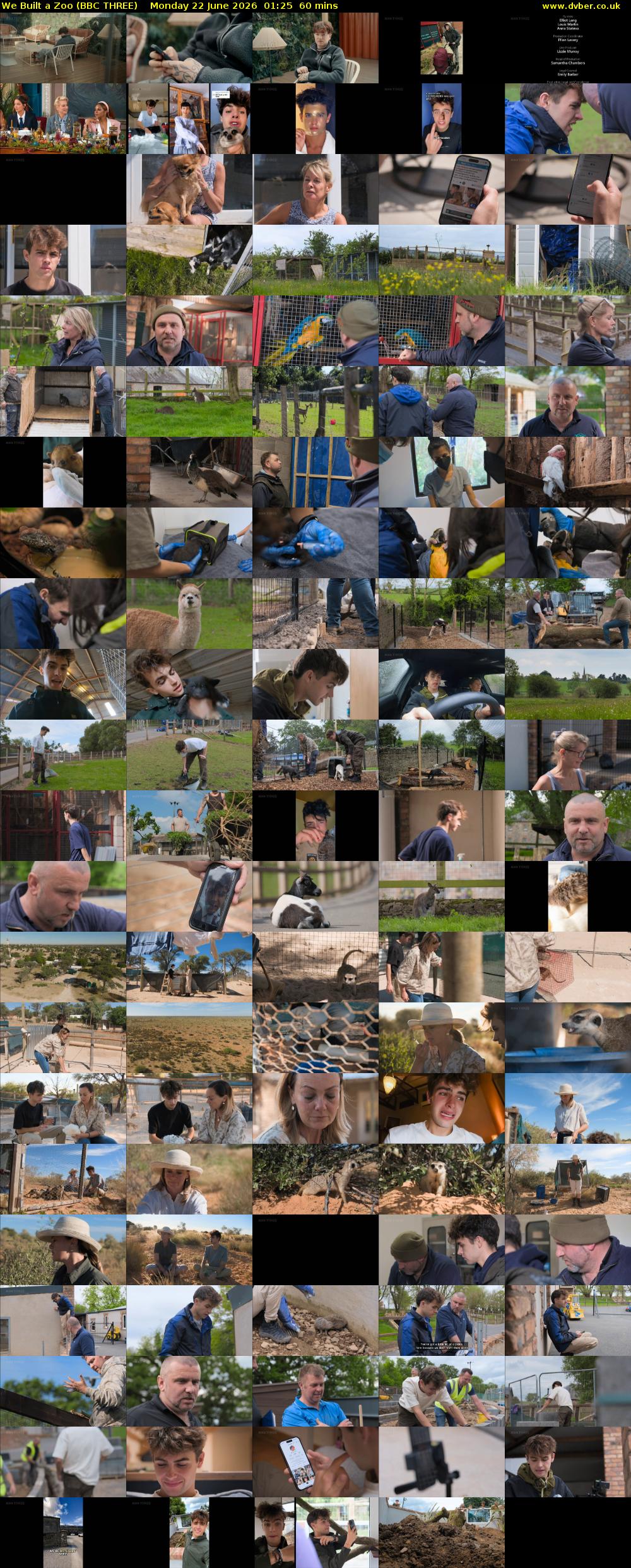 We Built a Zoo (BBC THREE) Monday 22 June 2026 01:25 - 02:25